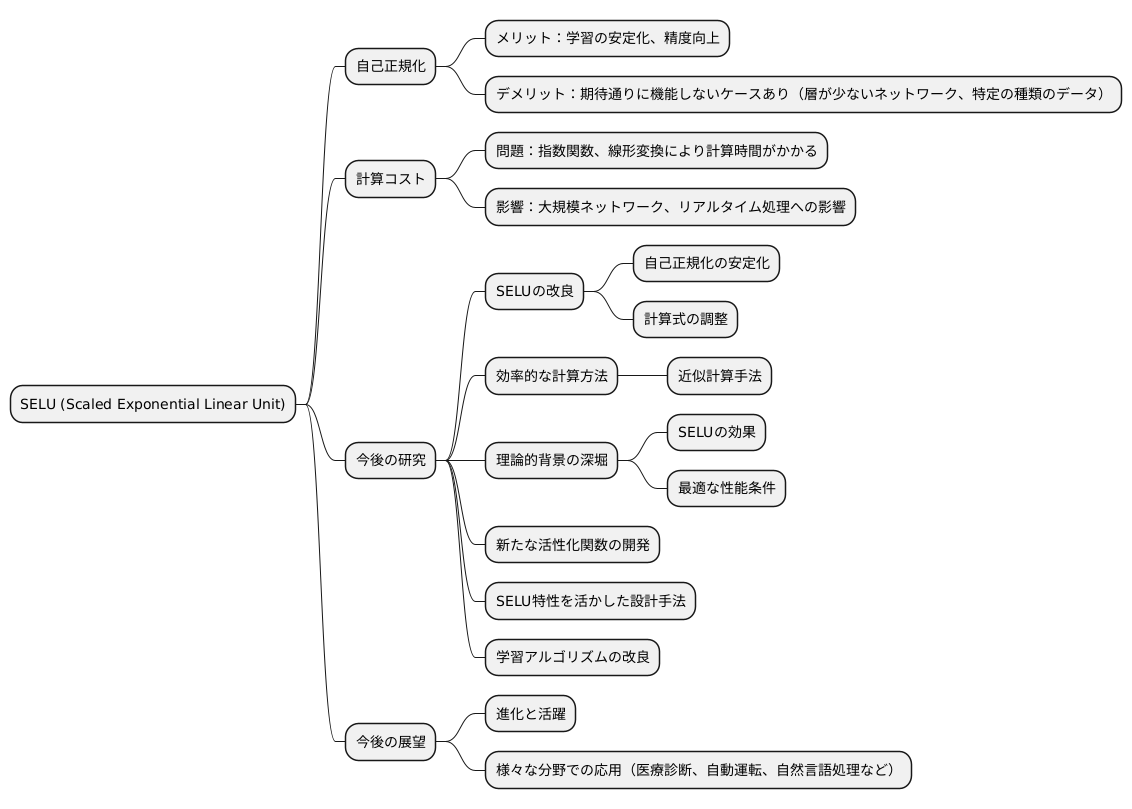 SELUの課題と展望